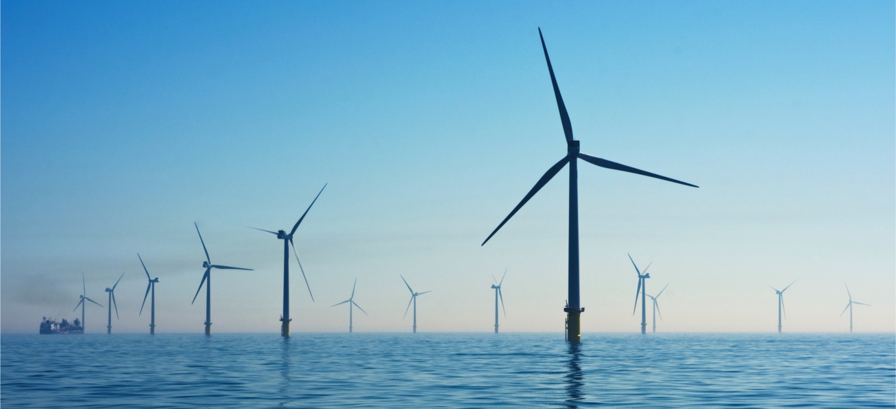 Windmills in the ocean
